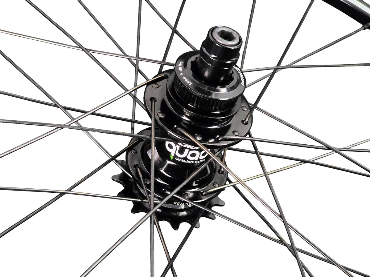Crupi 20 x 1-1/8 28H CenterLock Wheelset