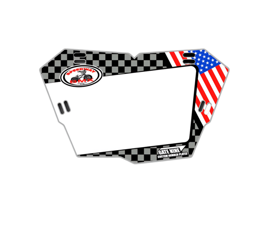 Speedway BMX Number Plates